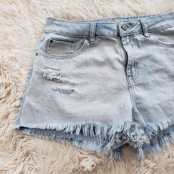 REWASH distressed frayed hem cutoff shorts size 11 - Picture 11 of 12